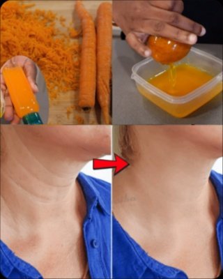 Le Secret Anti-Âge Révélé : Dites Adieu au Cou de Dinde et aux Rides avec CE Masque à la Carotte (Résultats en Semaines) !