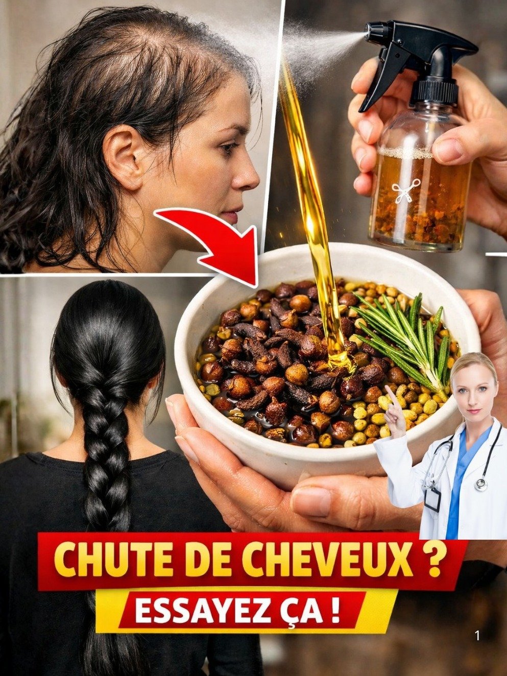 Le SECRET pour des Cheveux QUI EXPLOSENT en Croissance et arrêtent de Tomber en 2 Jours ? Dévoilé !