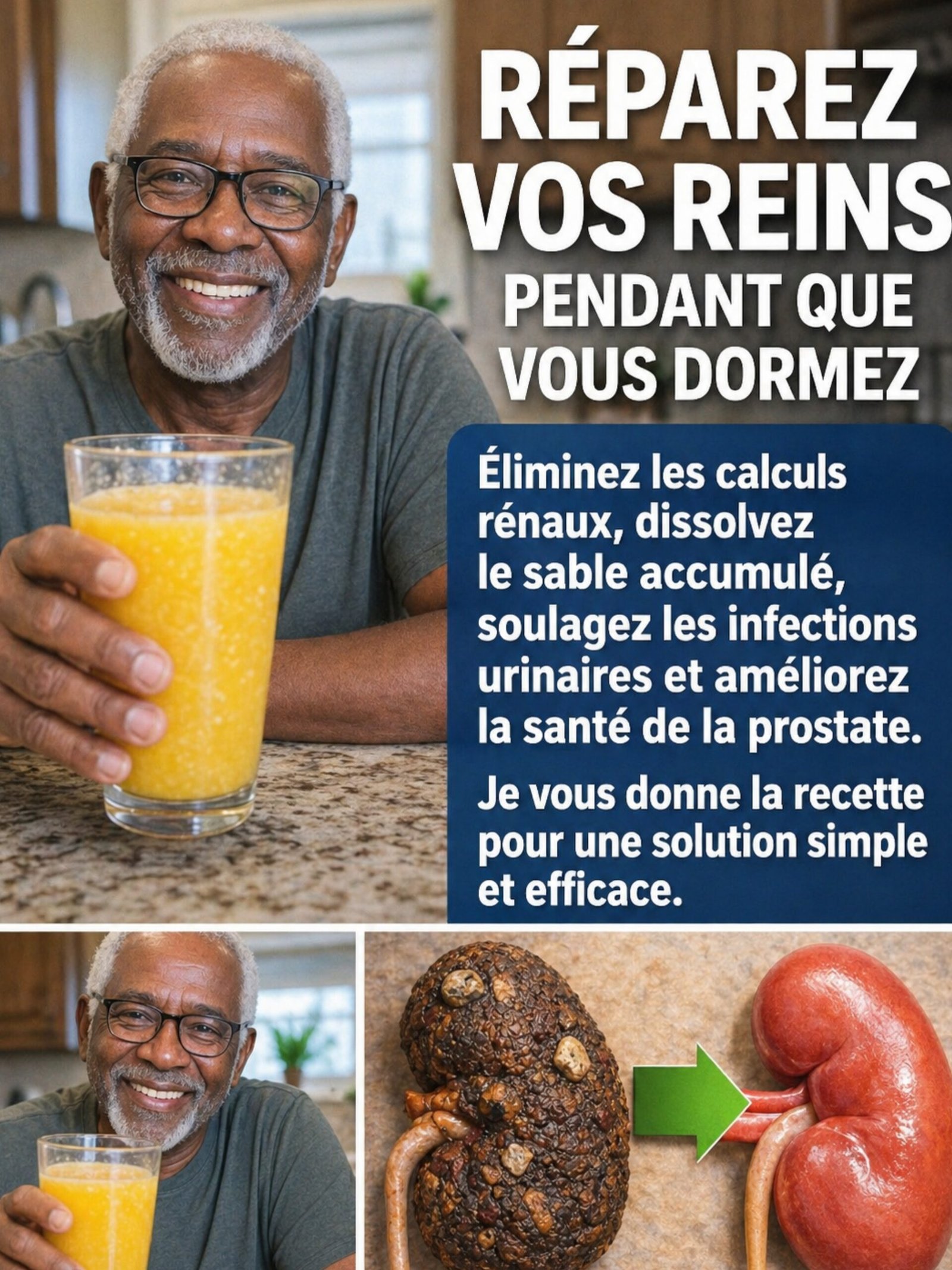 Le Secret Nocturne Ultime : 1 Habitude Simple Pour Des Reins Et Des Voies Urinaires En Pleine Santé !