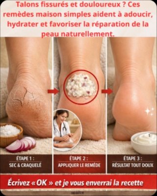 Talons fissurés et douloureux ? Ces 5 secrets maison simples vont changer votre vie (le n°1 est bluffant !)