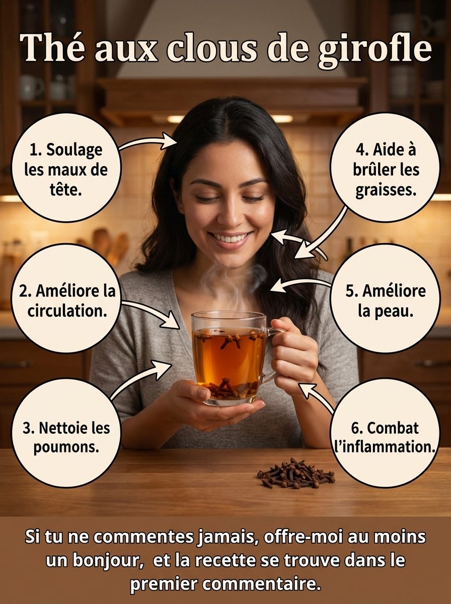 Le Secret Millénaire Révélé : 6 Bienfaits Incroyables du Thé aux Clous de Girofle Que Vous Devez ABSOLUMENT Connaître !