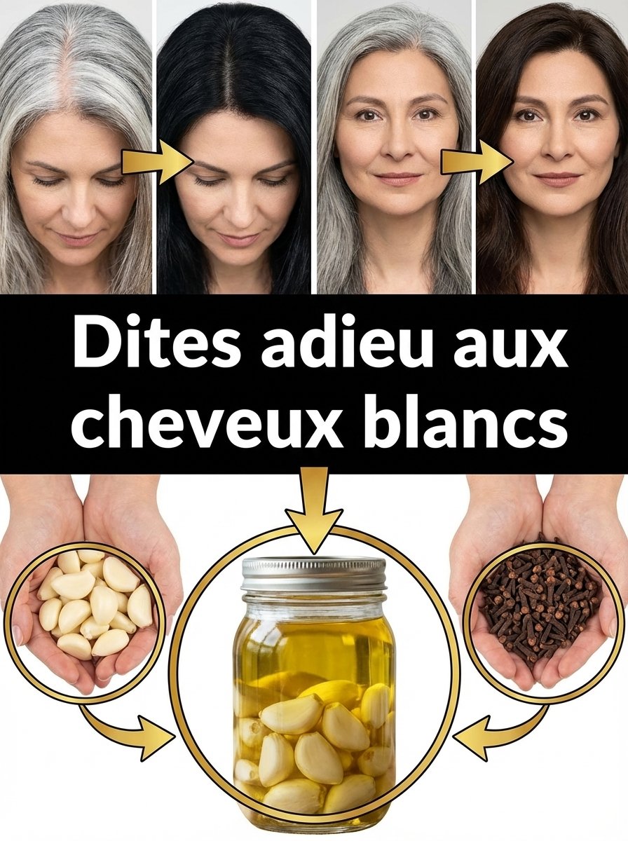 Le Secret Millénaire Révélé : Dites Adieu aux Cheveux Gris avec CE Duo Naturel Inattendu (L'Ail & le Clou de Girofle) !