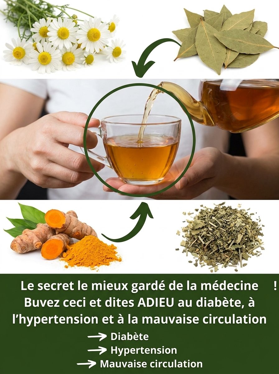 Le Remède Naturel Ultime : Dites ADIEU au Diabète, à l'Hypertension et aux Problèmes de Circulation avec Cette Boisson Incroyable !