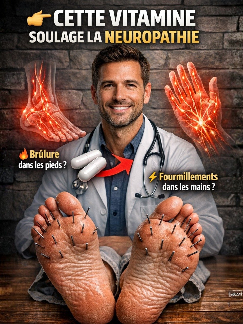 Le Secret Que Personne Ne Vous Révèle : Cette Vitamine N°1 Mondiale DÉTRUIT les Douleurs Nerveuses aux Mains et aux Pieds (Vous Devez Voir Ça !)