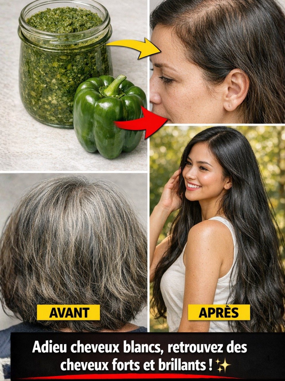 Le Secret Choc pour des Cheveux 3 Fois Plus Longs et Sublimes : Ne Manquez PAS cette Recette Naturelle Révolutionnaire !