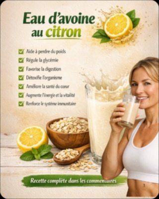 Le Secret Viral pour Transformer Votre Corps : 5 Bienfaits Incroyables de l'Eau d'Avoine au Citron que Personne ne Vous Dit !