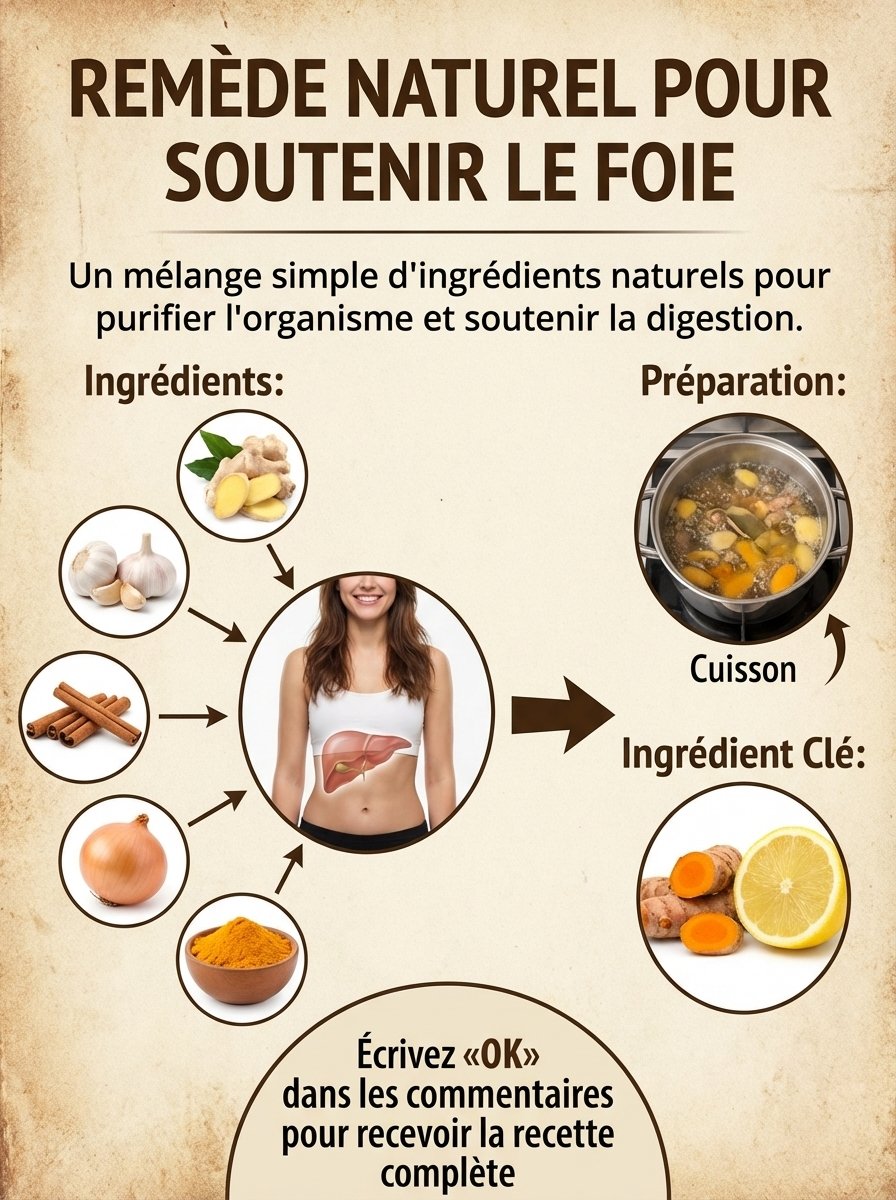 Le Secret Oublié : 7 Ingrédients Simples pour un Foie et une Digestion au TOP (Dites Adieu aux Ballonnements !)