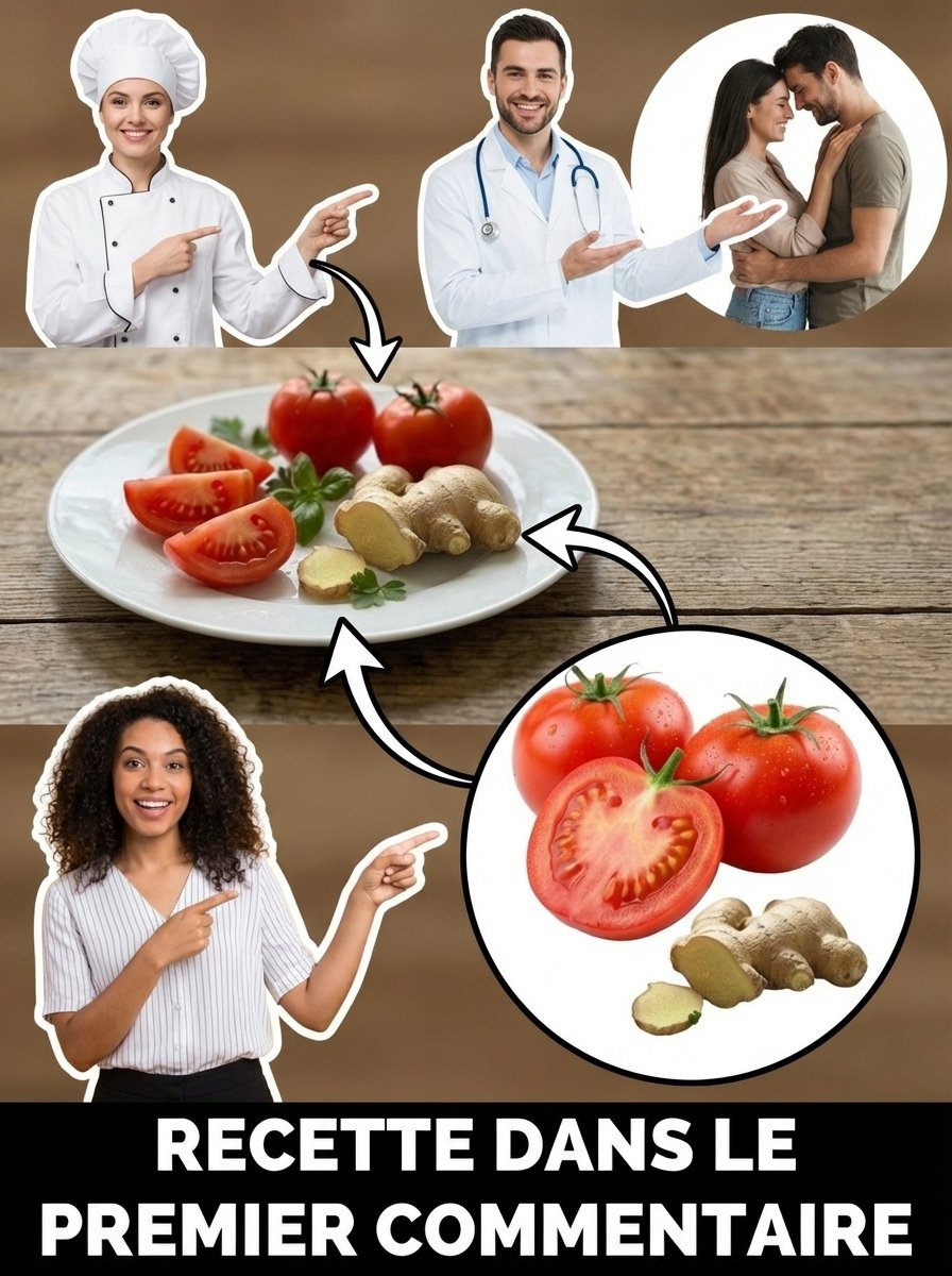 Le Secret Viral pour 8H d'Énergie Non-Stop : Cette Recette Simple Gingembre-Tomate Va Révolutionner Vos Journées !