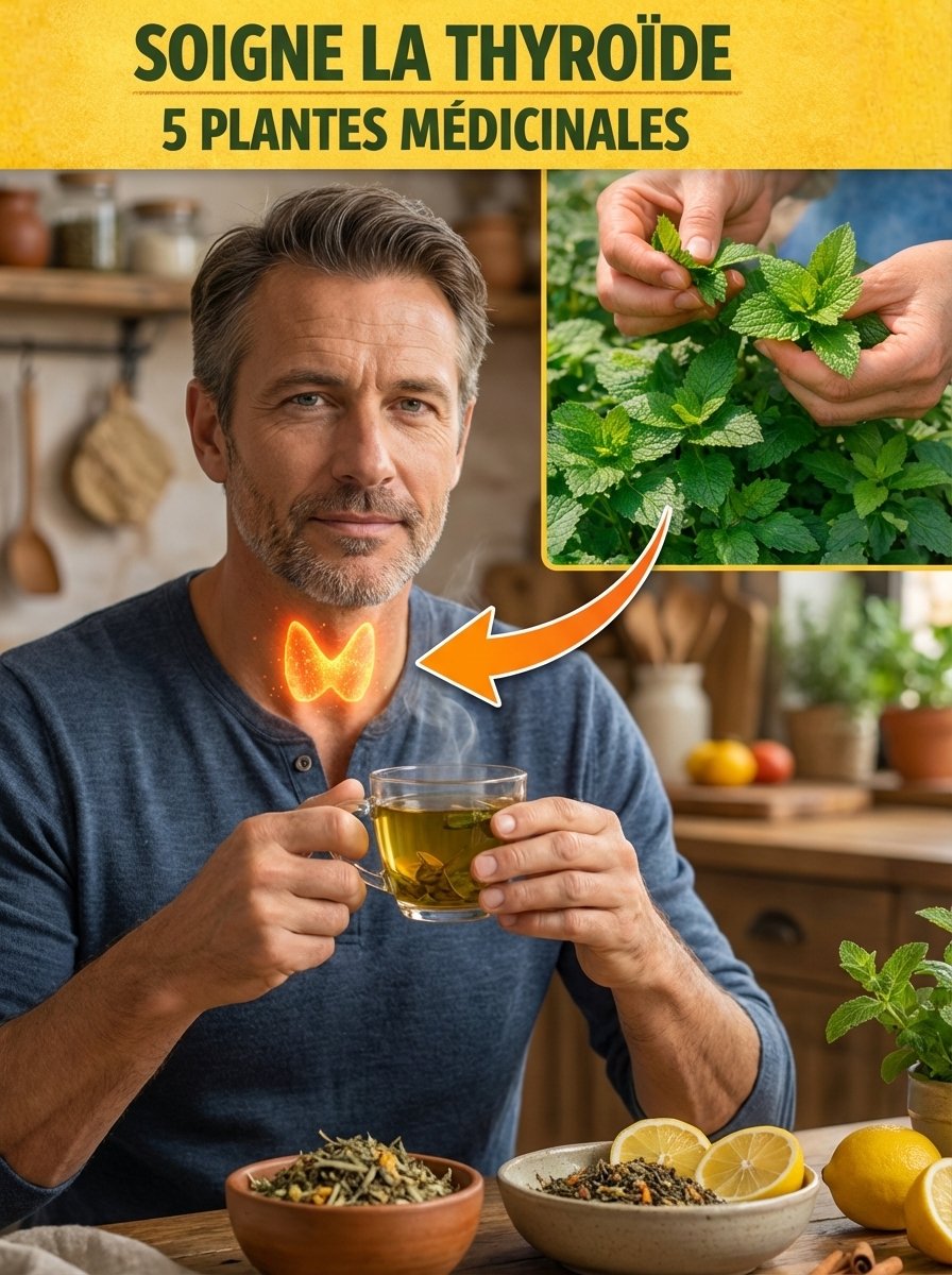 Fatigue Chronique, Prise de Poids Inexpliquée ? Ne PAS lire ceci pourrait saboter votre santé ! 5 plantes pour relancer votre thyroïde dès AUJOURD'HUI !