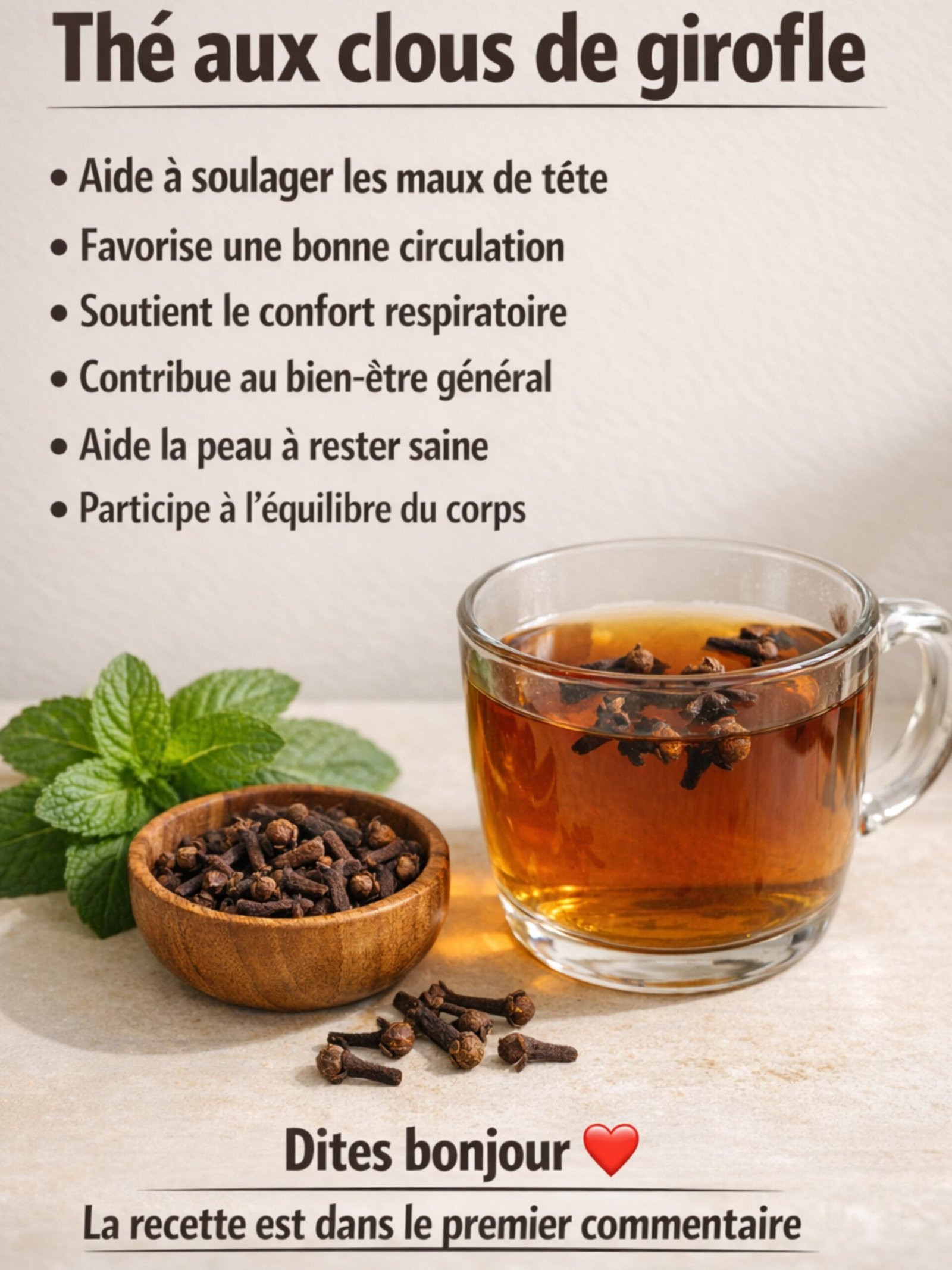 Le Secret Ancien Révélé : 5 Bienfaits Étonnants du Thé de Clou de Girofle que Personne Ne Vous Dit !