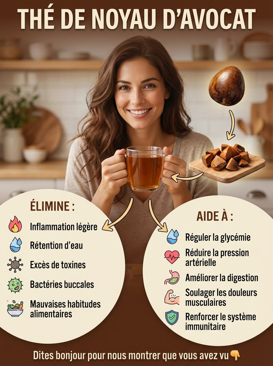 Le Secret Caché de l'Avocat : Ne Jetez PLUS Jamais Son Noyau ! Découvrez 5 Bienfaits Incroyables et la Recette Facile d'une Boisson Puissante