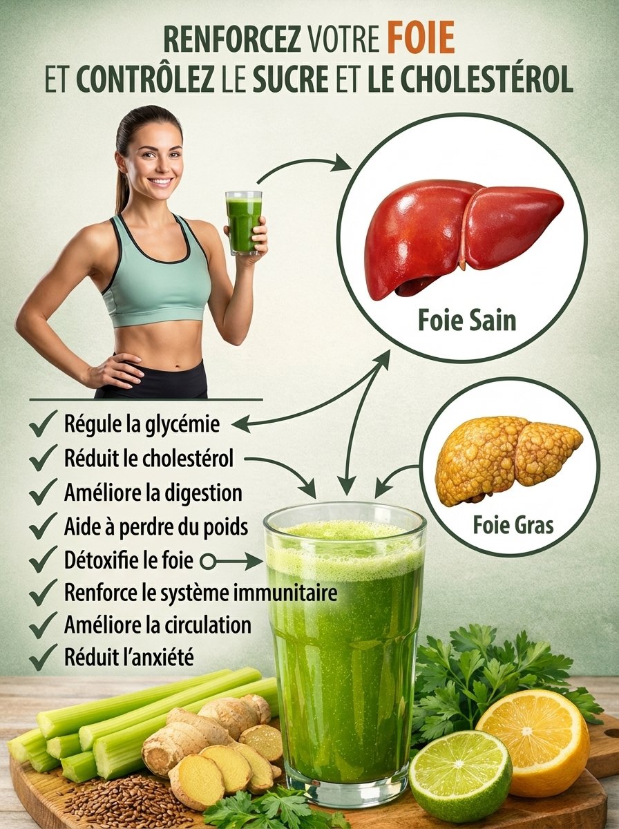 Le Secret Inconnu pour un Foie Neuf et un Cholestérol Maîtrisé : Cette Boisson Naturelle Va VOUS Épater !