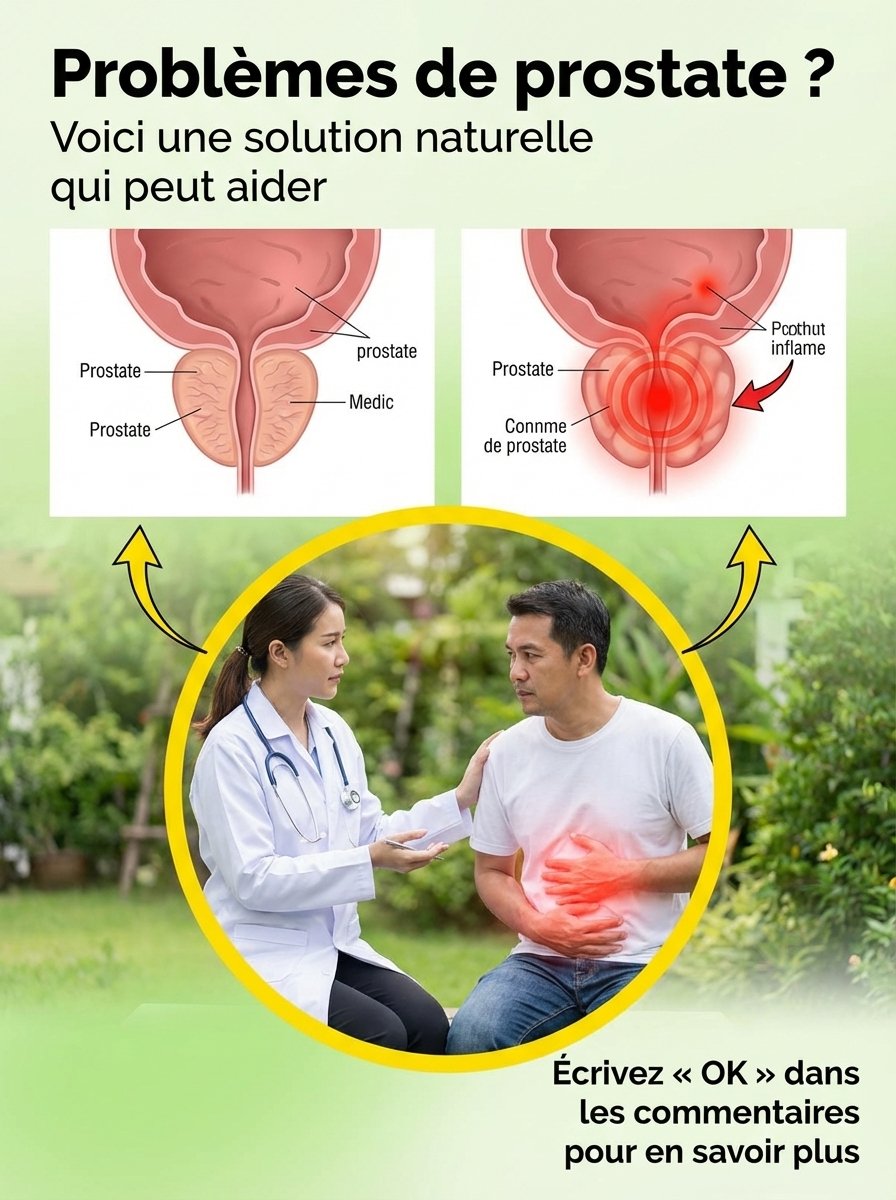 Le Duo Naturel Ultra-Puissant Qui Va Révolutionner Votre Prostate Après 40 Ans ! (Ne Passez PAS À Côté)