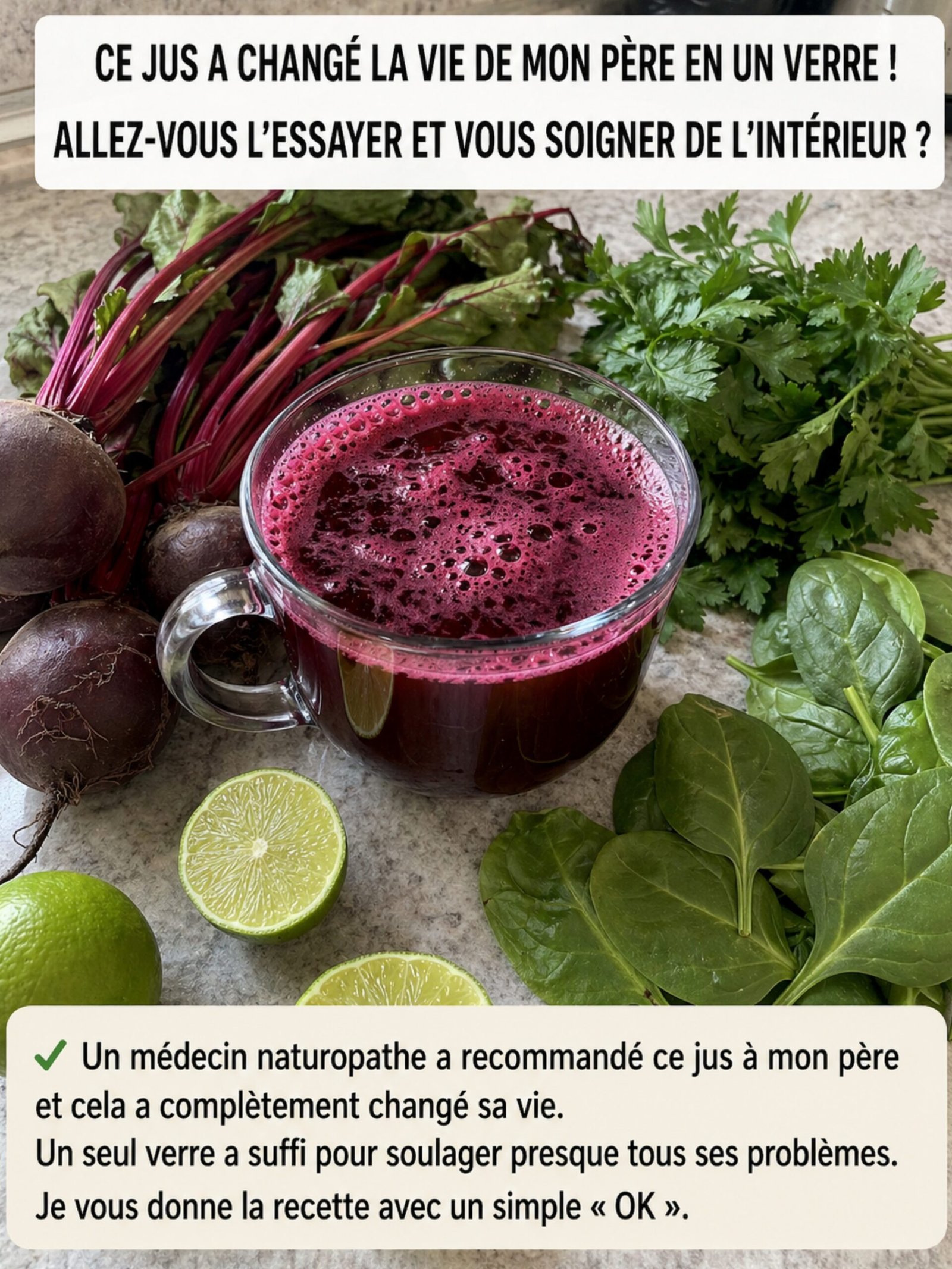 Le Secret Bien Gardé : Ce "Smoothie Miracle" aux 5 Ingrédients Va Révolutionner Votre Énergie et Détoxifier Votre Corps en un Temps Record !