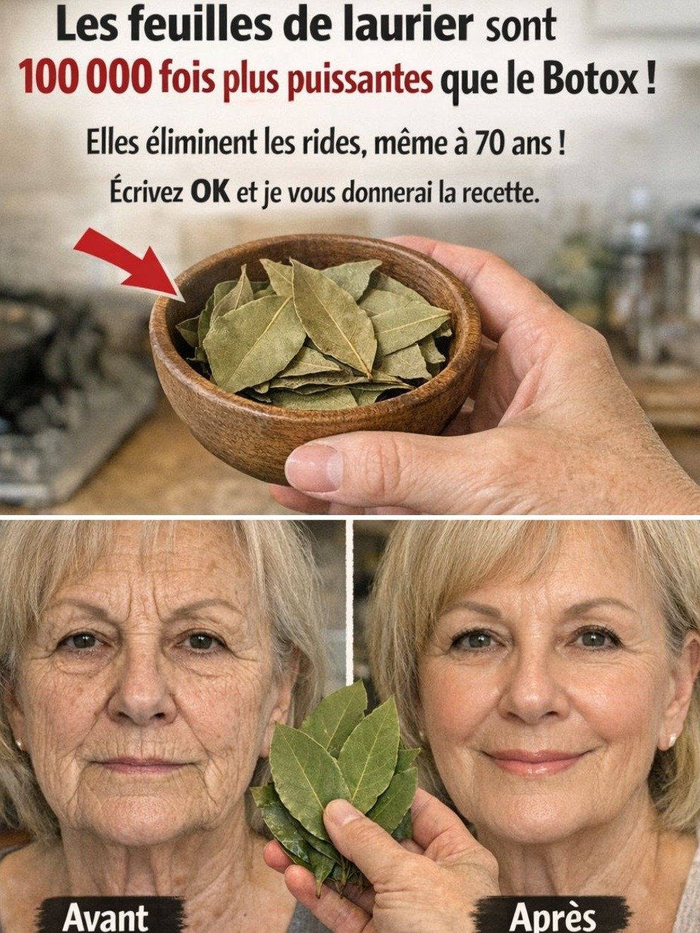 Révélation Anti-Âge : Cette Feuille Oubliée dans Votre Cuisine Va Effacer Vos Rides et Rajeunir Votre Peau Instantanément !