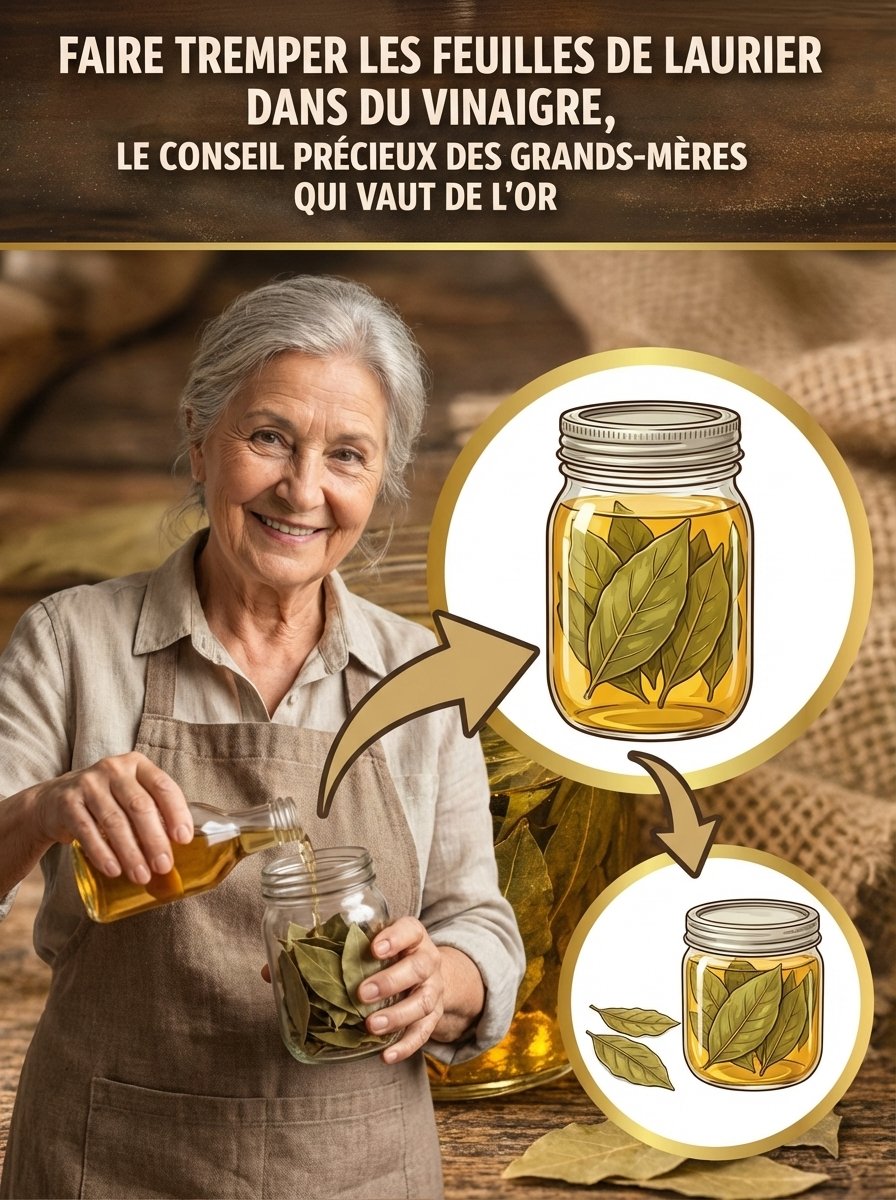 Le Secret Oublié des Grands-Mères : 1 Astuce Simple avec le Laurier et le Vinaigre Qui Va Révolutionner Vos Plats (Et Votre Santé) !