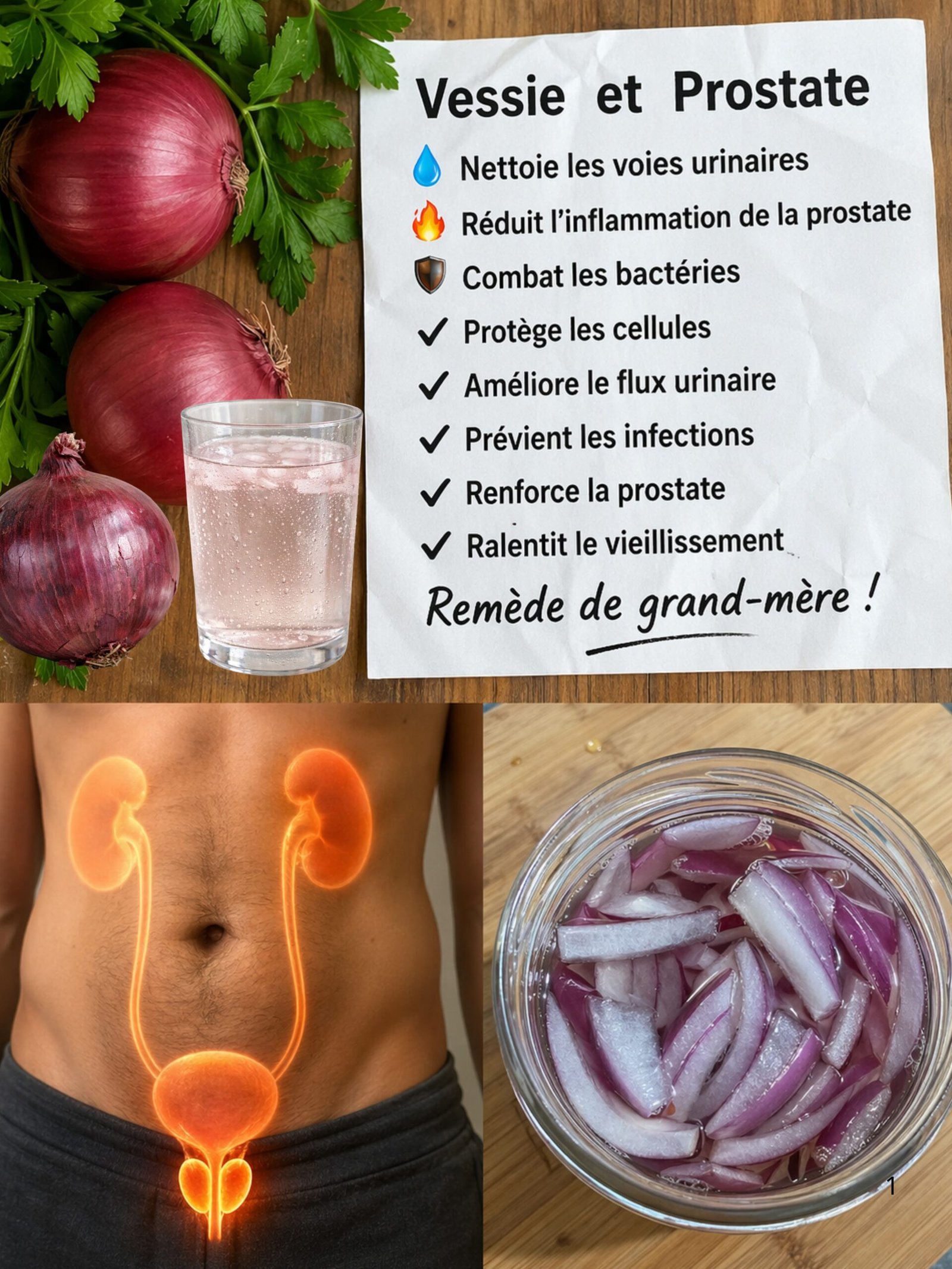 Le Secret Oublié de nos Grands-Mères : Rajeunissez Vessie & Prostate en 7 Jours avec... Oignon et Écorces de Fruits !