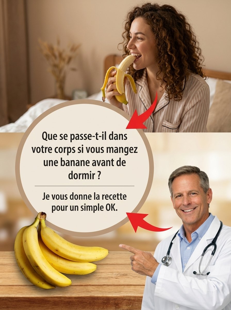 Le Secret Insoupçonné : Ce Qui Arrive VRAIMENT à Votre Corps Si Vous Mangez une Banane Avant de Dormir (Vous ne le Croirez Jamais !)