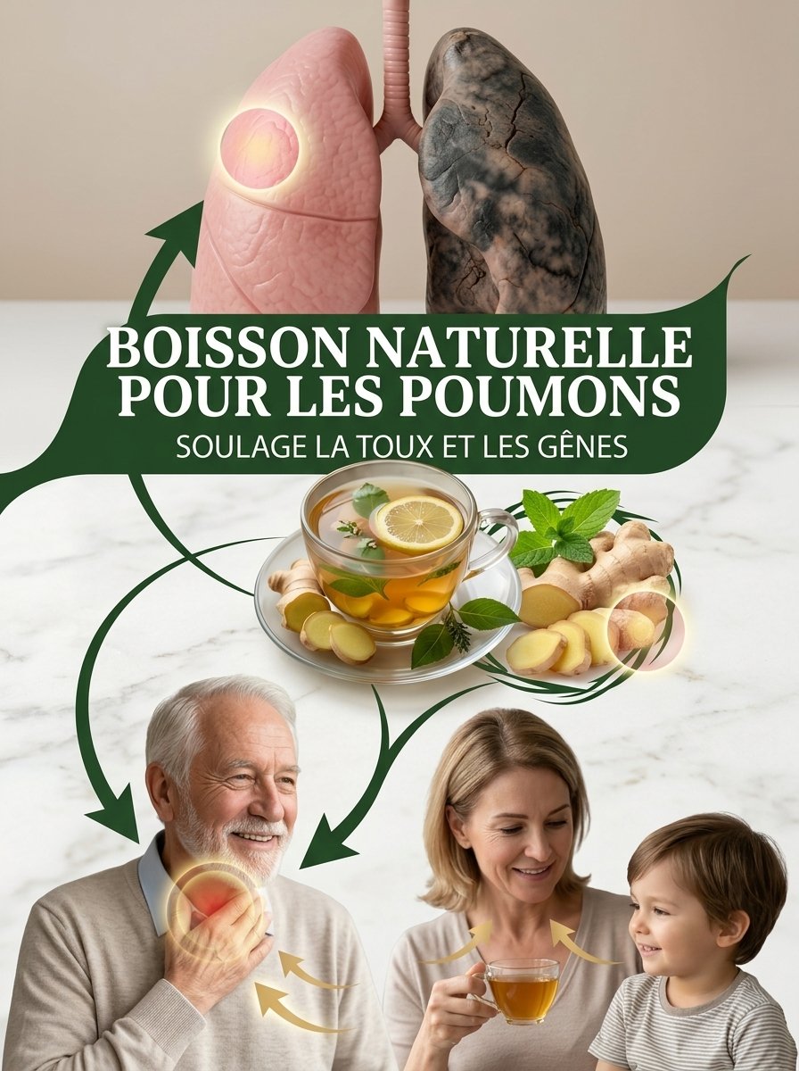 Le Secret Millénaire Révélé : Cette Boisson Maison Dégage Vos Poumons, Élimine Toux et Sinusite en Un Temps Record !