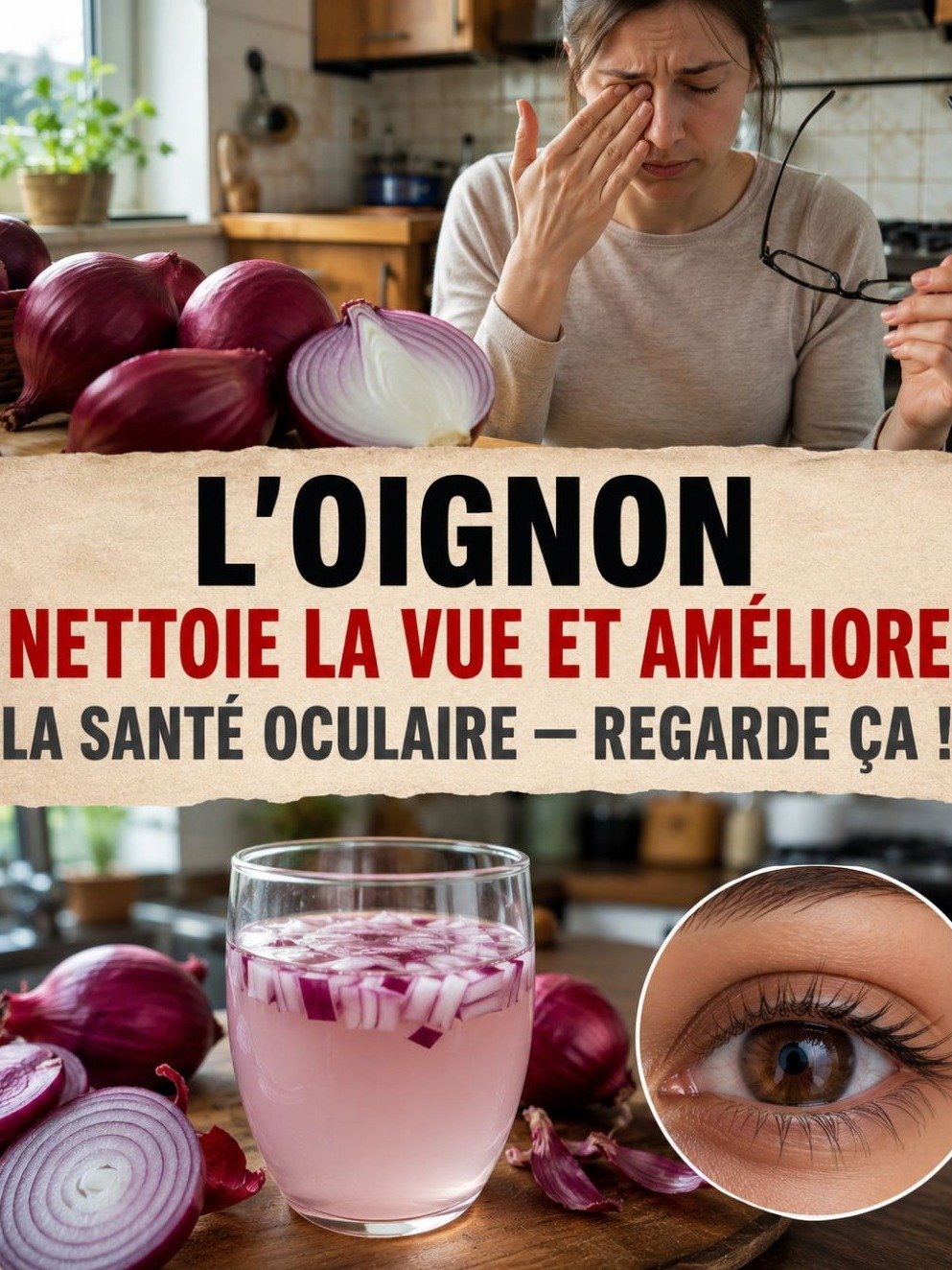 Oubliez Lunettes et Chirurgie ! Ce Remède Simple à l'Oignon Révèle une Vue Parfaite en SEULEMENT 5 Jours (Des Milliers Choqués !)