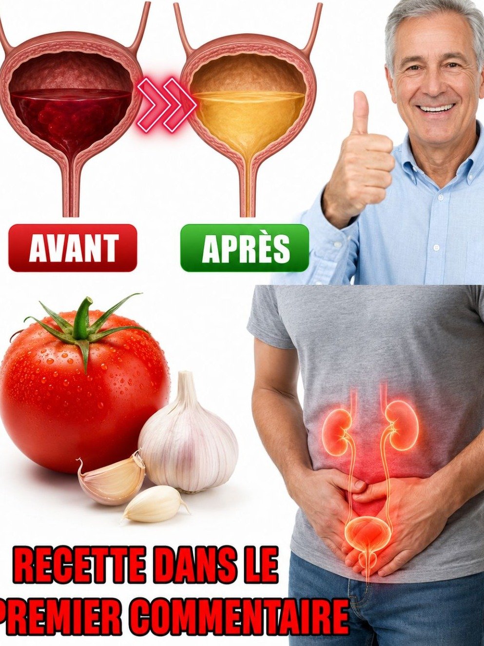 LE SECRET OUBLIÉ : Rajeunissez Votre Prostate et Dites Adieu aux Troubles Urinaires avec CE Simple Verre Quotidien (Tomate & Ail) !
