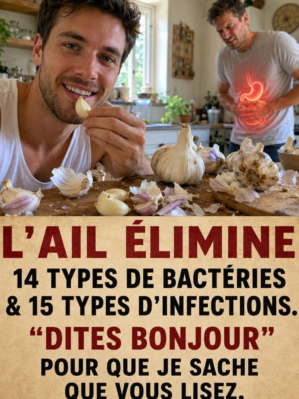 L'Arme Secrète Millénaire: Comment une Gousse d'Ail par Jour Peut Éloigner 14 Cancers et 13 Infections (La Science est Formelle!)