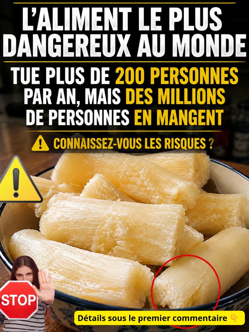 L'Aliment le Plus Mortel du Monde Tue 200 Vies Chaque Année... Pourtant, 500 Millions de Personnes en Mangent ! Le Secret pour le Consommer SANS AUCUN RISQUE.