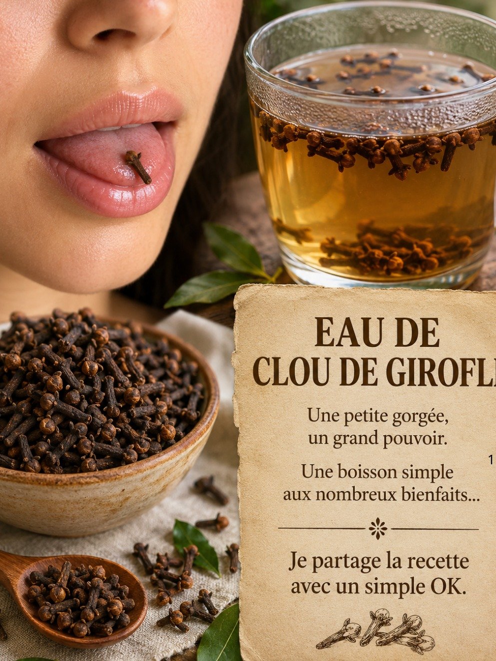 N'Ignorez Plus Ce Secret Millénaire : 1 Tasse D'Eau de Clou de Girofle Va Révolutionner Votre Corps (10 Bienfaits Incroyables) !
