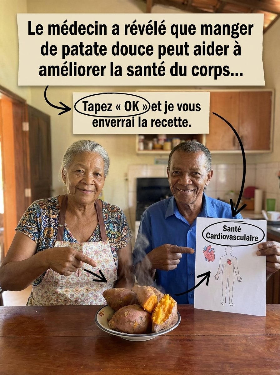 Vous manquez d'énergie ? Cette ALIMENT SIMPLE va TOUT changer ! Le secret de la patate douce pour une santé et une vitalité au top !
