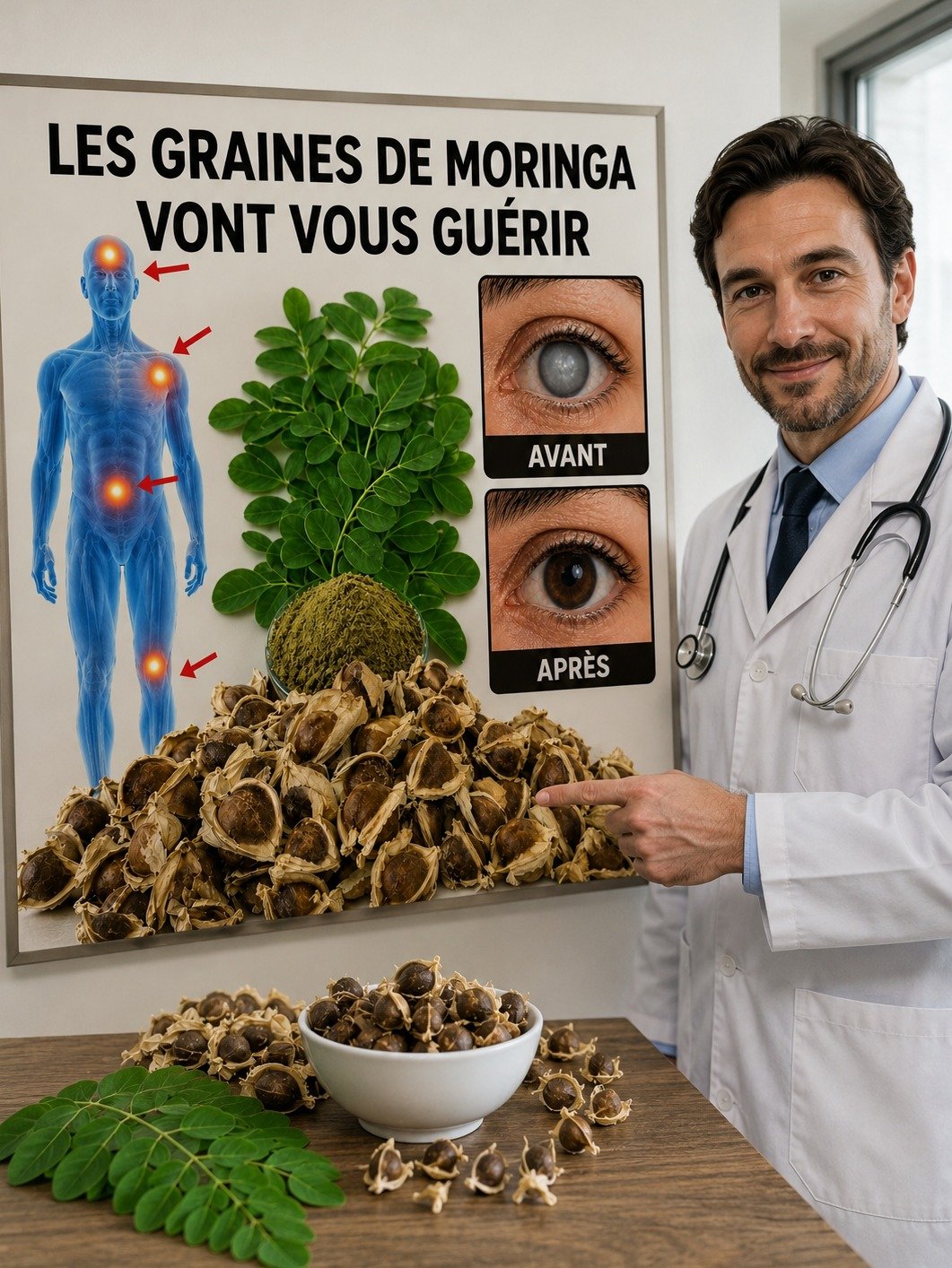 Révélation : 4 Recettes SIMPLES au Moringa pour une Vision Éclatante (Ne Laissez Pas Vos Yeux Souffrir Plus Longtemps !) 🌿👁️
