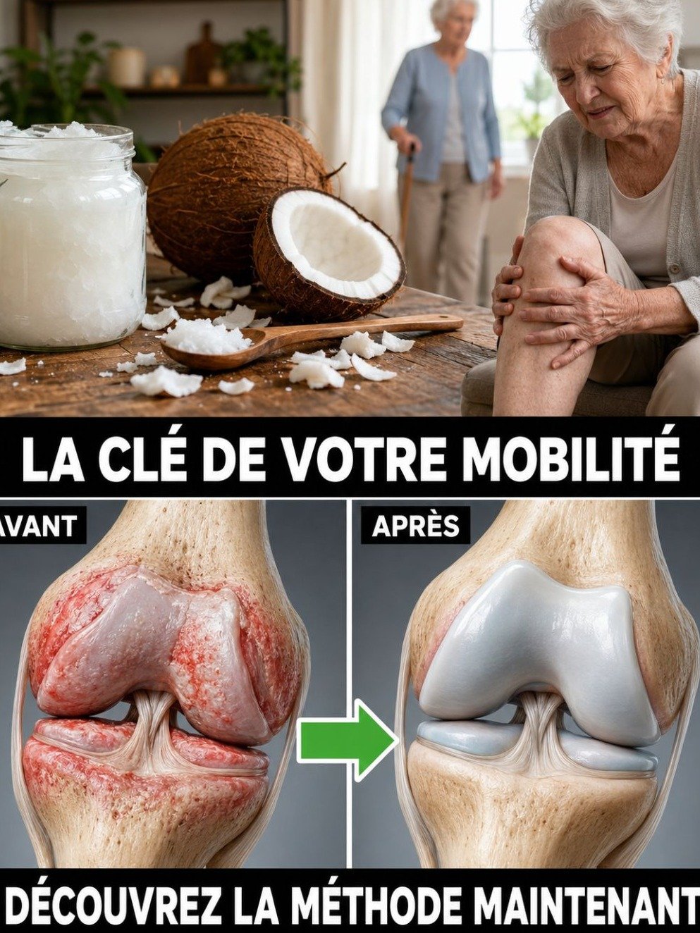 Le Secret D'un Orthopédiste de 97 Ans : Cet ALIMENT UNIQUE Va RÉGÉNÉRER Votre Cartilage du Genou et Éliminer la Douleur !