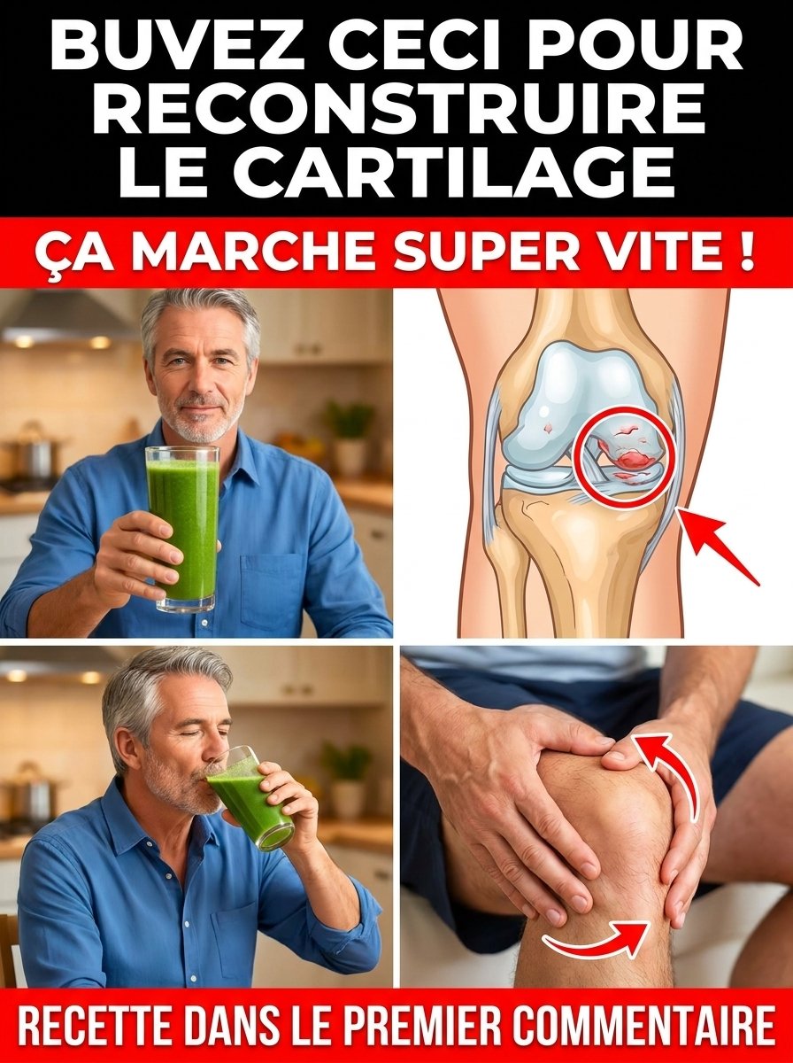 Le Secret Révélé : Ce Smoothie NATUREL Va Régénérer Vos Cartilages et Ligaments en Moins d'un Mois ! Dites Adieu aux Douleurs !
