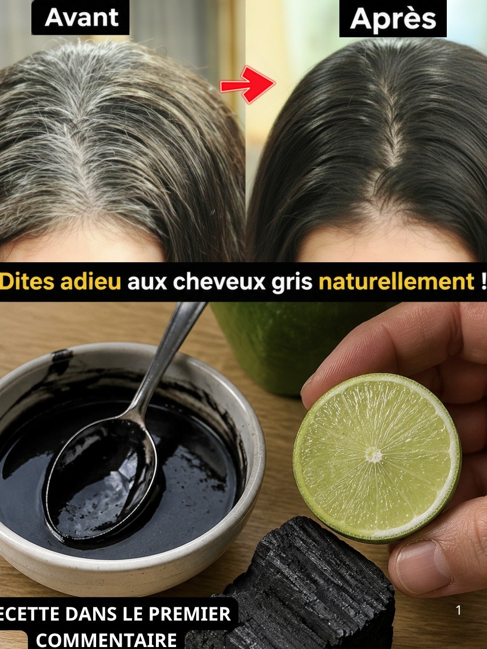 Le Secret Oublié : Cette Poudre Noire Révolutionne Vos Cheveux Gris Après 50 Ans (Sans Teinture !)