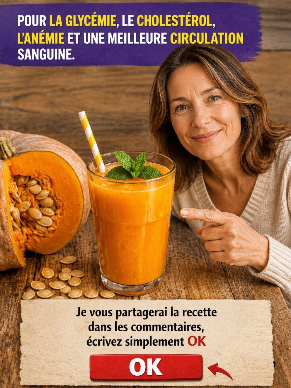 Le Trésor Oublié de la Nature : Comment la Citrouille peut Révolutionner Votre Glycémie et Nettoyer Vos Artères en 1 Verre par Jour !