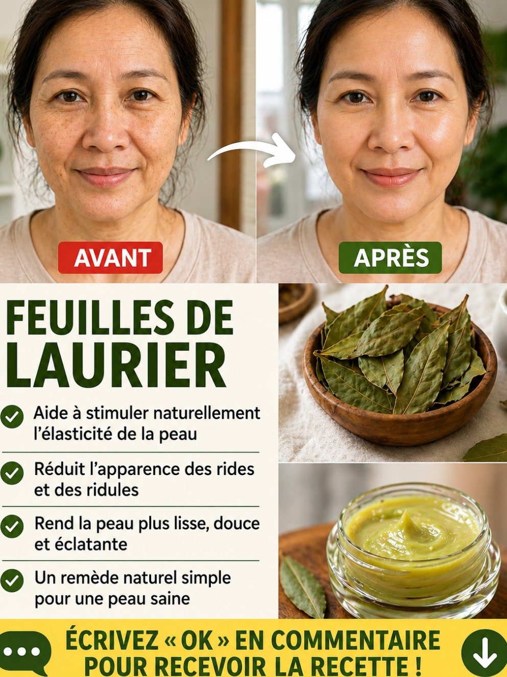 Le Secret Anti-Âge Caché dans Votre Cuisine : 3 Recettes Virales aux Feuilles de Laurier pour une Peau Éclatante que Tout le Monde Vous Envierait !