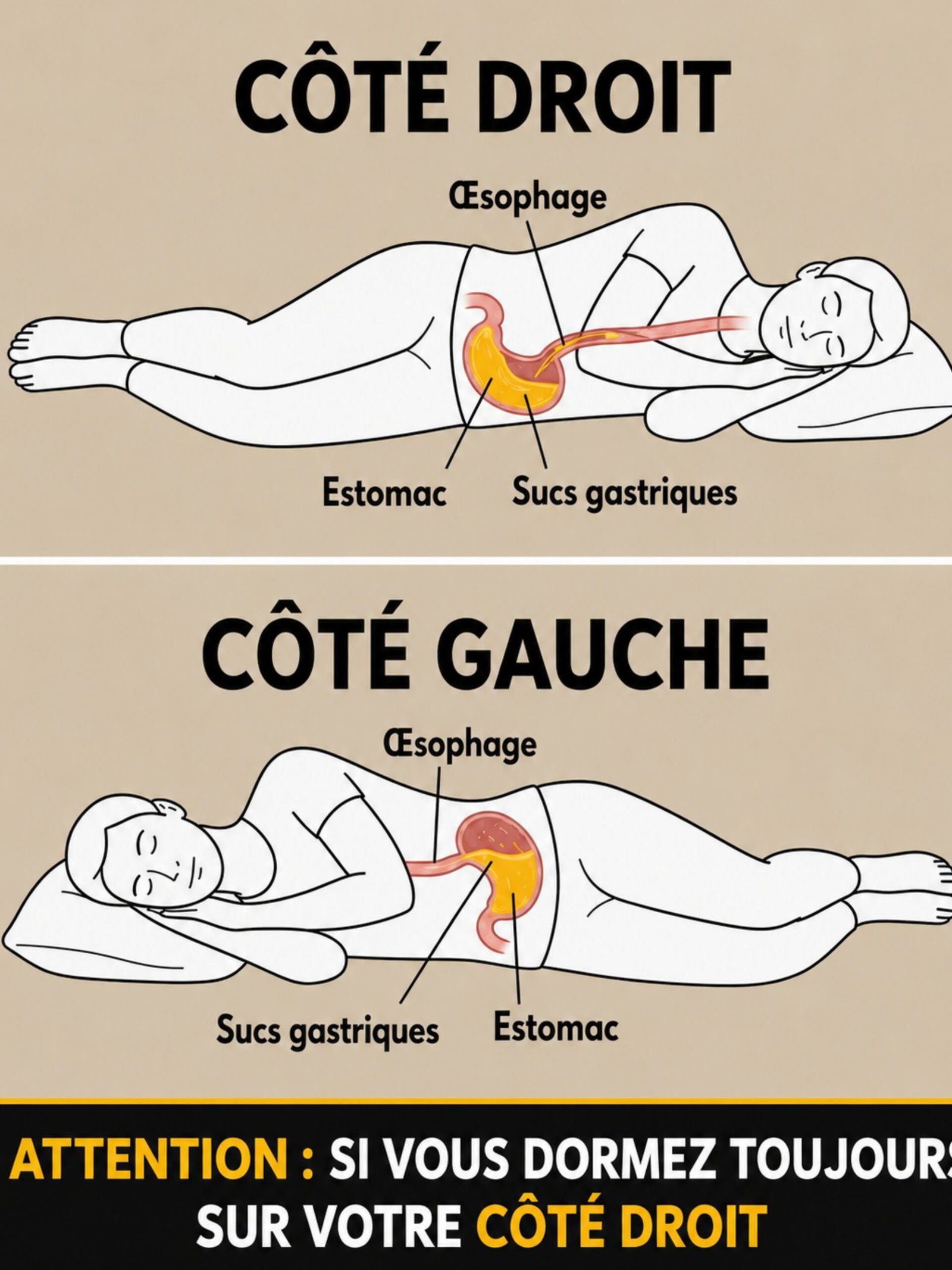 Révélation Choc : Si Vous Dormez sur le Côté Droit, VOUS DEVEZ Absolument Lire Ceci Avant Ce Soir !