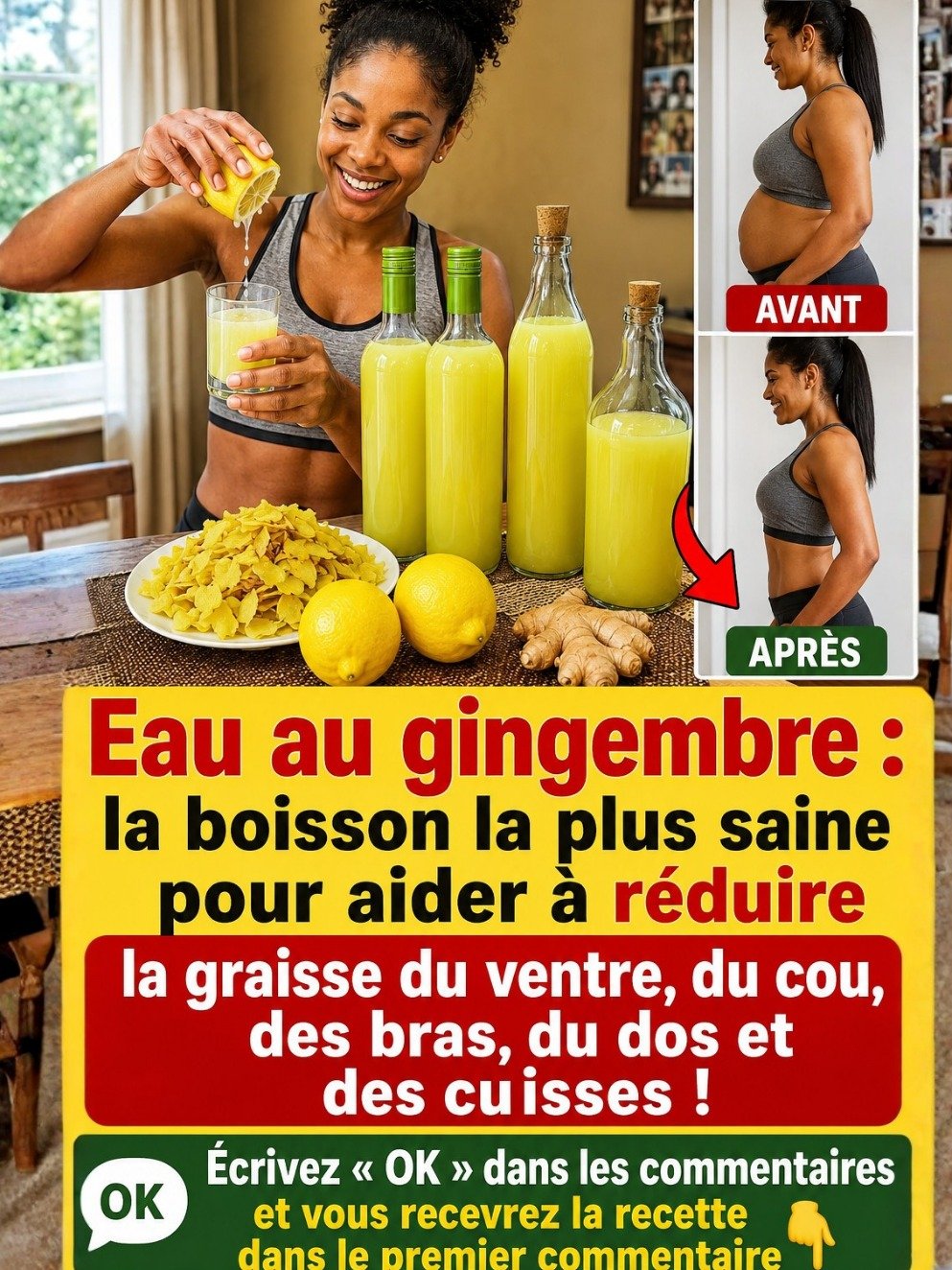 Le Secret Simple pour un Bien-être Rayonnant : Pourquoi l'Eau Citron-Gingembre Va Changer Votre Quotidien (Et Comment la Préparer) !