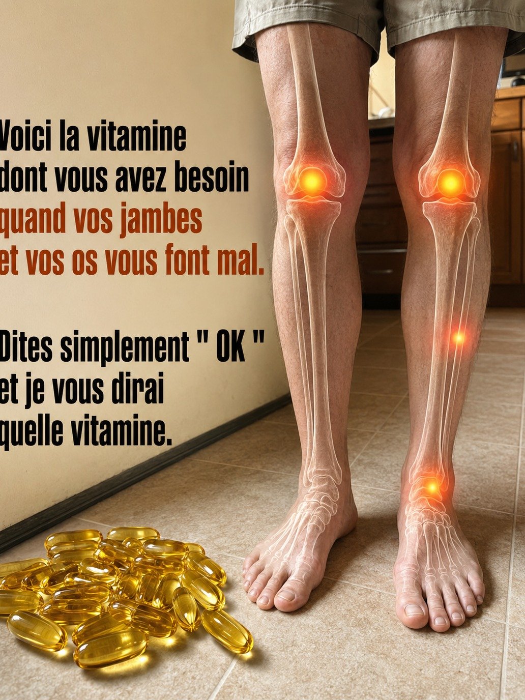 Le Secret Indispensable Que Personne Ne Vous Dit : 7 Signes Que Vos Os et Jambes Manquent Cruellement de CETTE Vitamine (Et Comment Y Remédier FACILEMENT) !