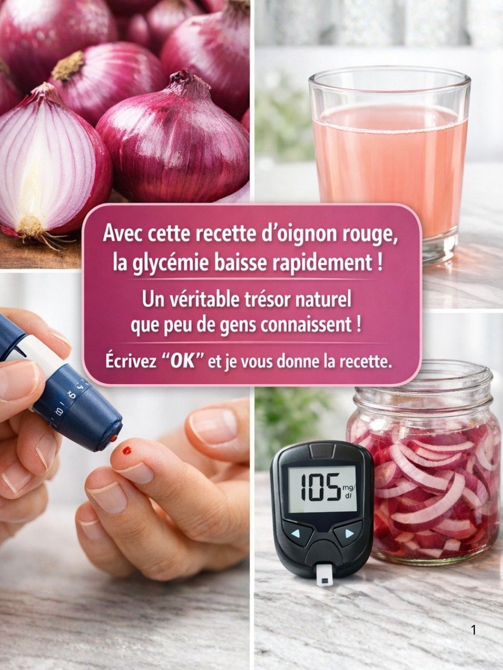 Le Secret Oublié : 🧅 Comment Stabiliser Votre Glycémie Naturellement avec un Simple Oignon Rouge (Ne Manquez Pas Cette Recette Facile !)