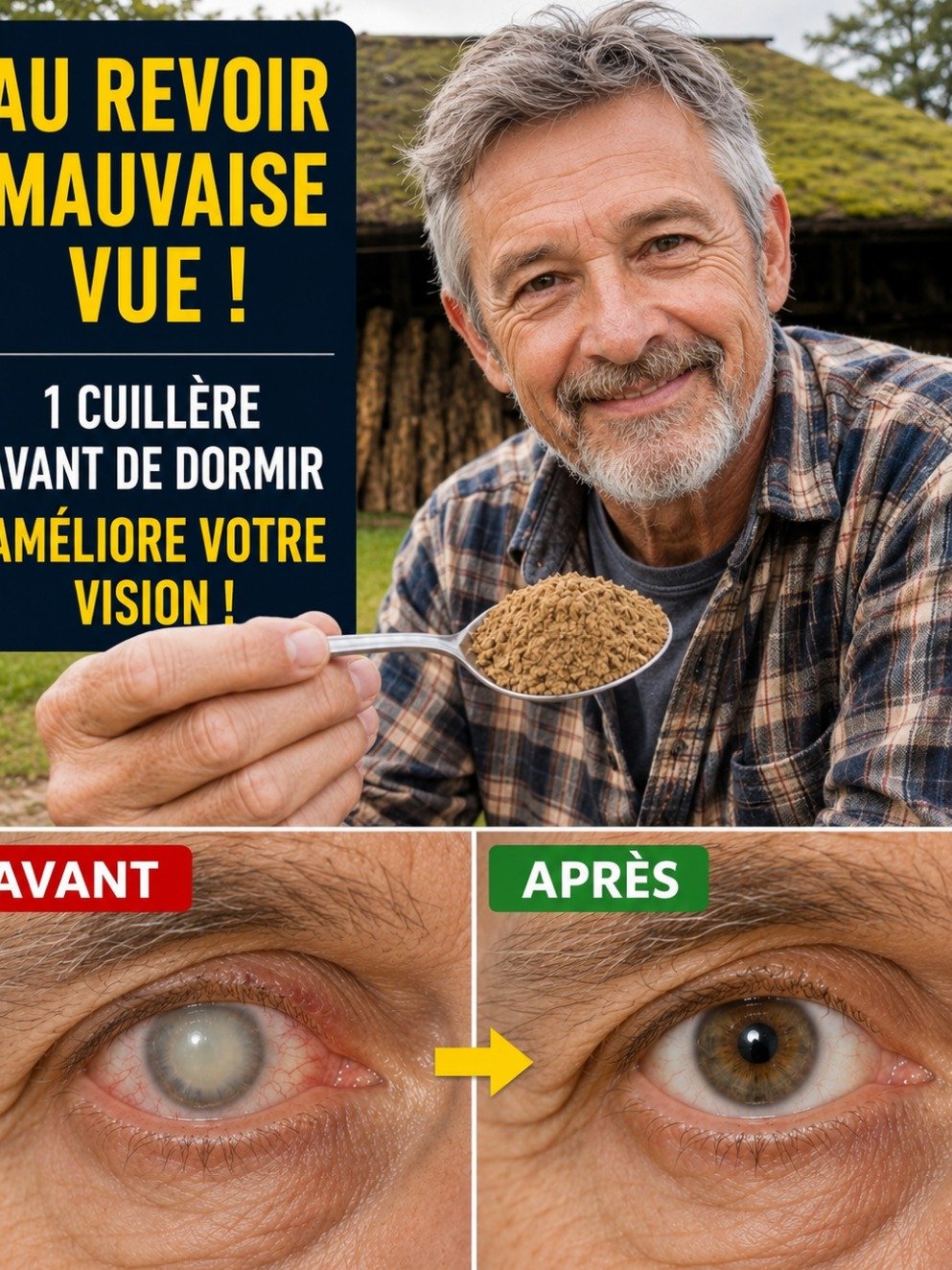 Vision Éblouissante après 60 ans : Le Rituel Nocturne Ultra-Simple que les Seniors S'arrachent ! Mangez CECI avant de dormir et réveillez-vous avec des yeux plus clairs.