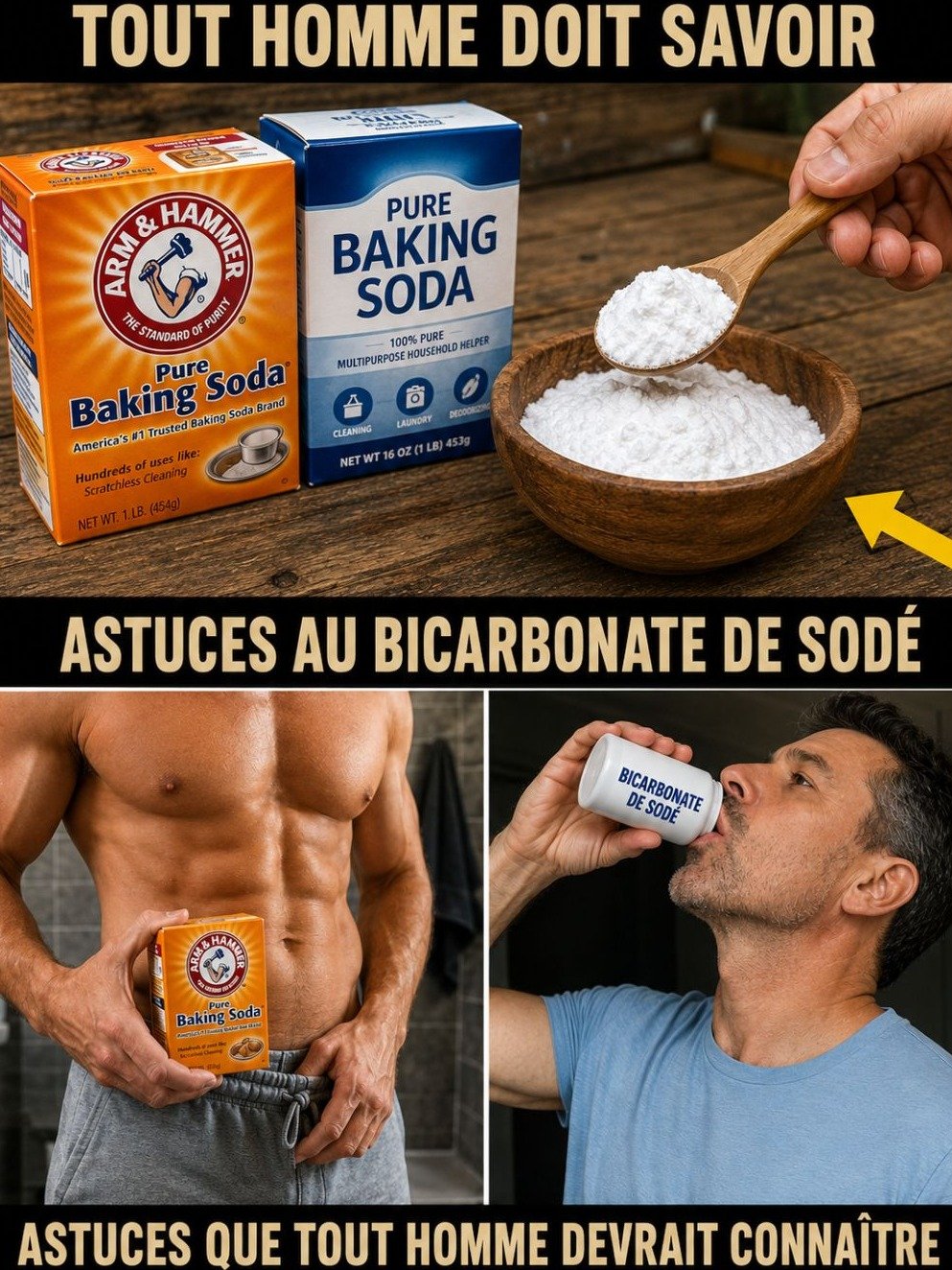 8 Secrets Révélés sur le Bicarbonate de Soude : L'arme secrète que chaque homme DOIT absolument maîtriser pour tout transformer !