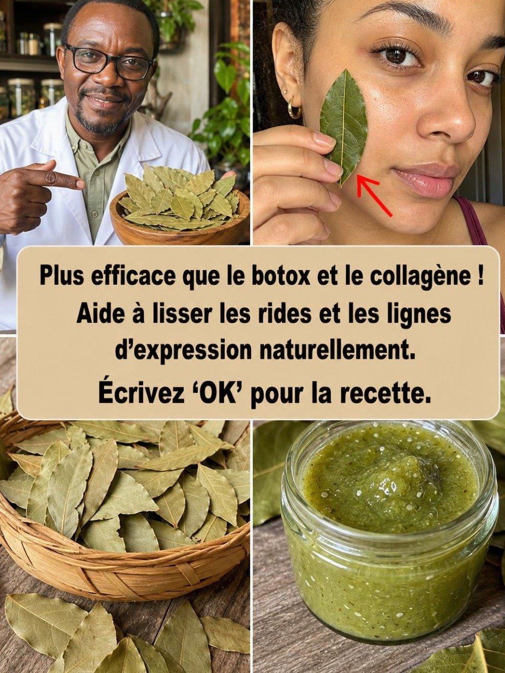 Stop aux rides ! 7 habitudes naturelles + le pouvoir insoupçonné des feuilles de laurier pour une peau visiblement plus jeune (vous allez adorer le résultat)