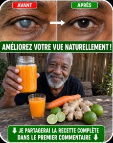 Ne Laissez Plus Vos Yeux S'épuiser : La Recette Secrète de Ce Jus Qui Va Révolutionner Votre Vision !