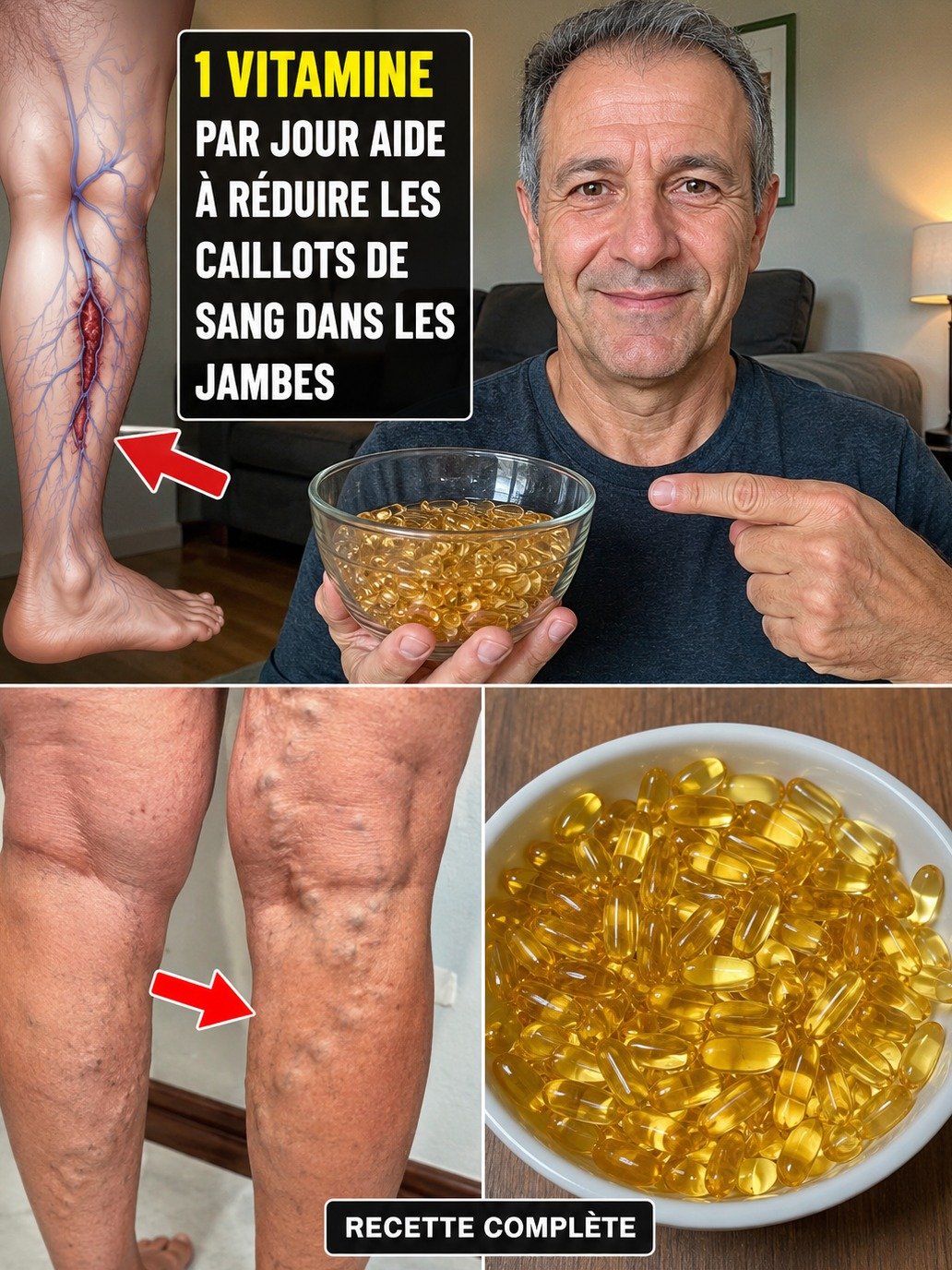 Jambes Lourdes ? Découvrez Le Secret Simple à la Vitamine E Pour Révolutionner Votre Circulation et Retrouver des Jambes Légères !