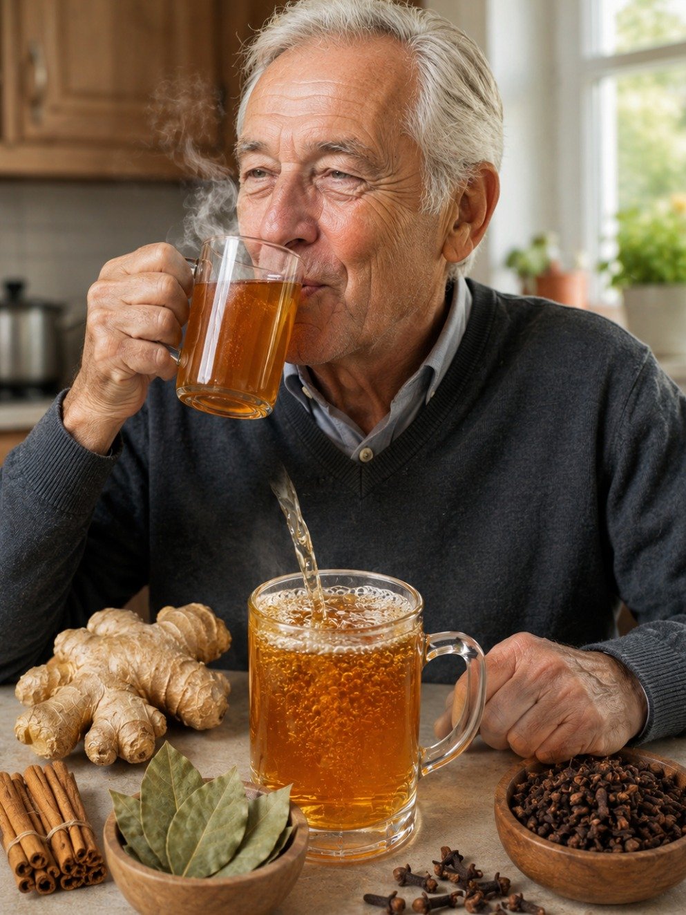 Seniors : Le Secret Ancestral Oublié pour des Articulations Apaisées, un Foie Revigoré et une Glycémie Équilibrée ? Ne Manquez Pas Cette Boisson Puissante !