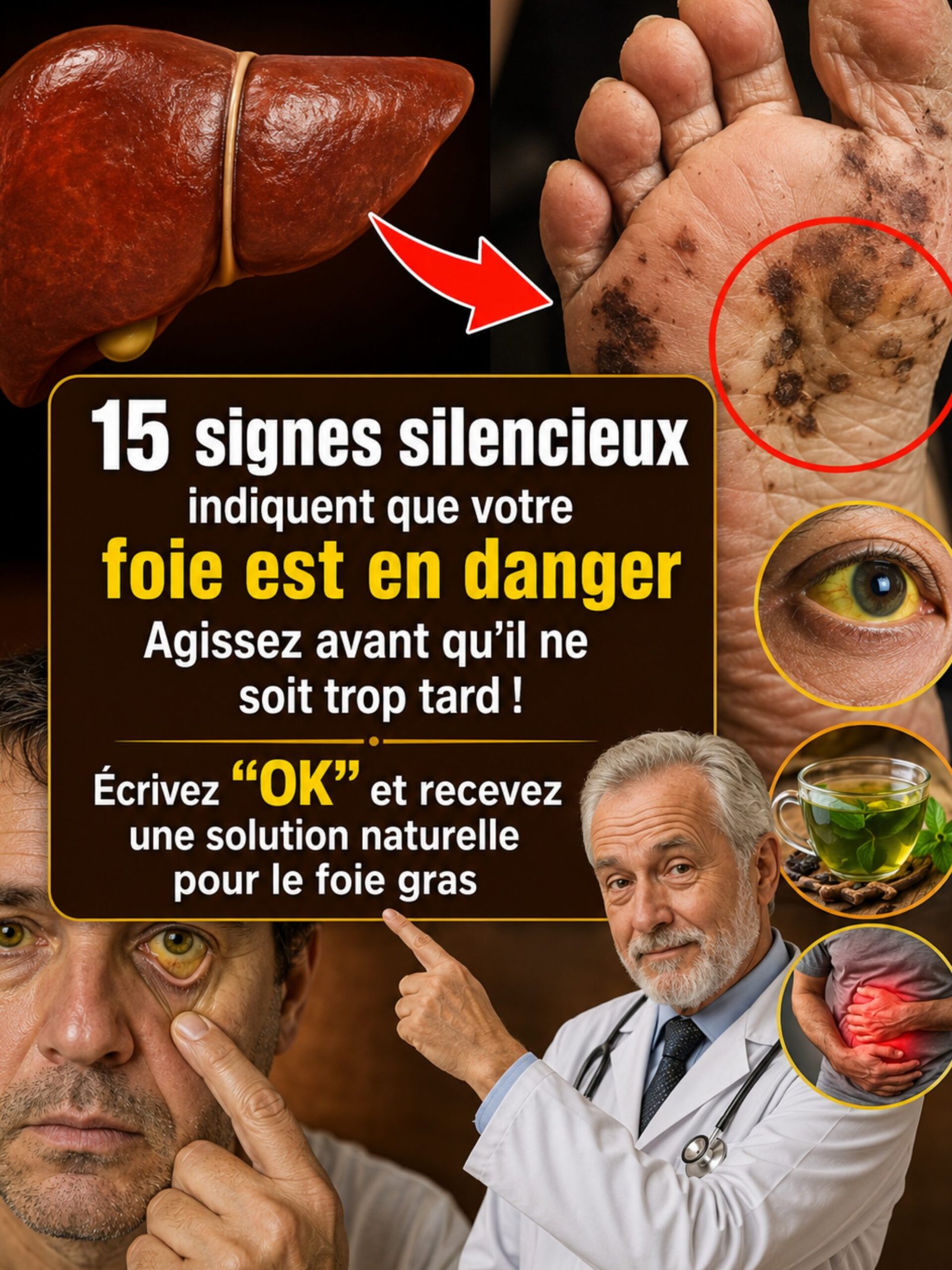 7 Signes Que Votre Foie Est En DANGER (Le N°5 Peut Être Mortel !) – Ne Les Ratez JAMAIS