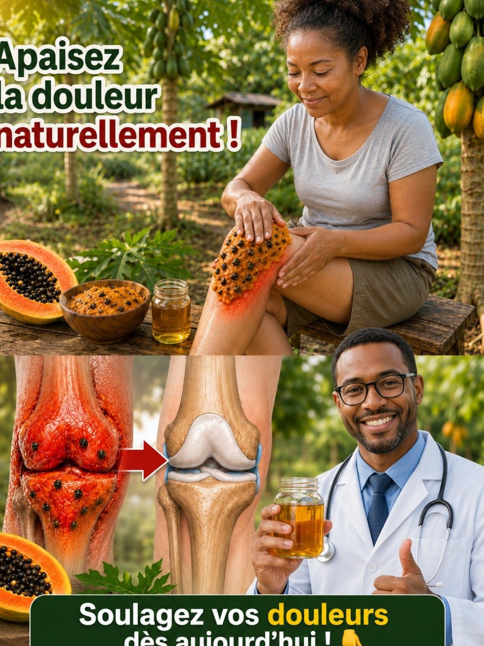 Le Secret Oublié de la Papaye Verte : Ce Remède Ancien va Révolutionner le Confort de Vos Articulations (Ne Le Manquez Pas !) 🍃✨