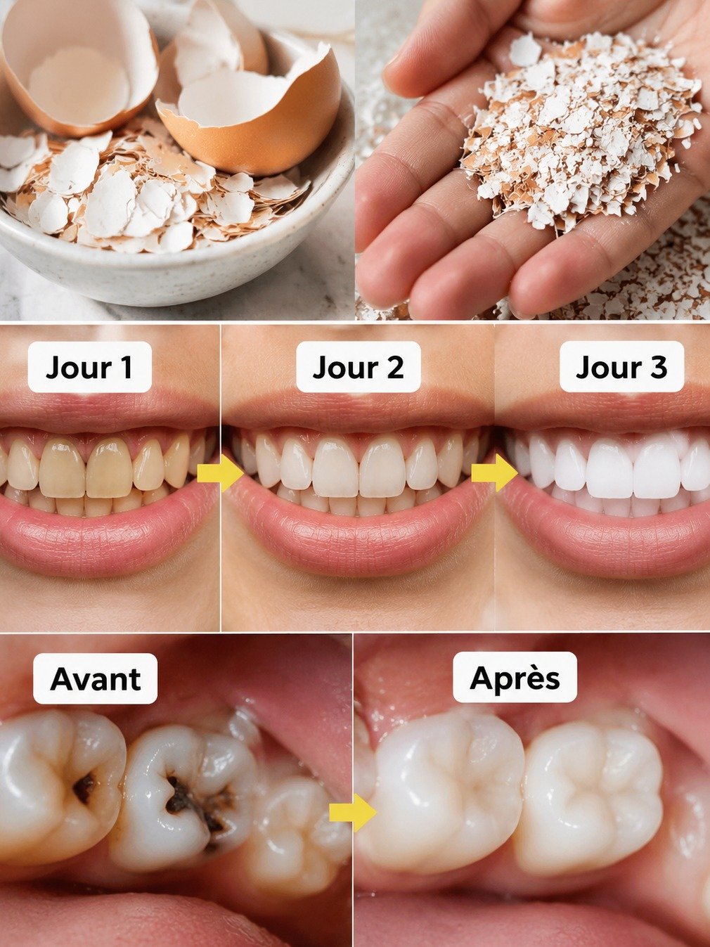 Le Secret Révélé : Vos Dents Jaunes Deviennent BLANC NACRÉ en Seulement 5 Minutes – Ne Jetez Plus Vos Coquilles !