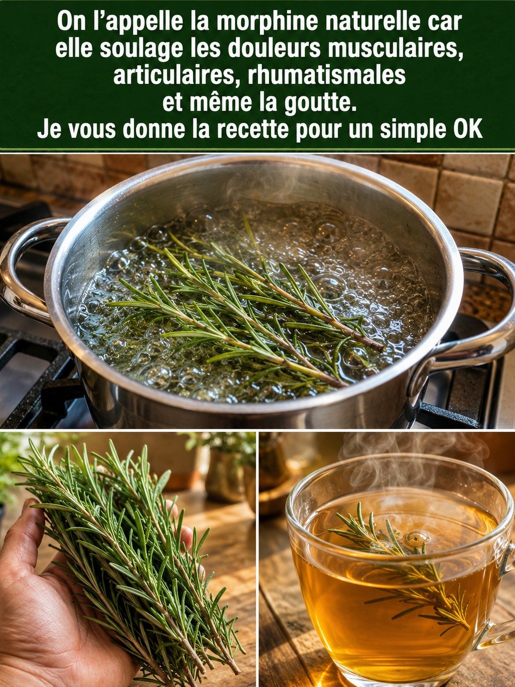 Adieu Douleurs ! Découvrez la 'Morphine Naturelle' Ultime qui Soulage Tout (Muscles, Articulations, Rhumatismes) – 4 Secrets Simples à Connaître Absolument !