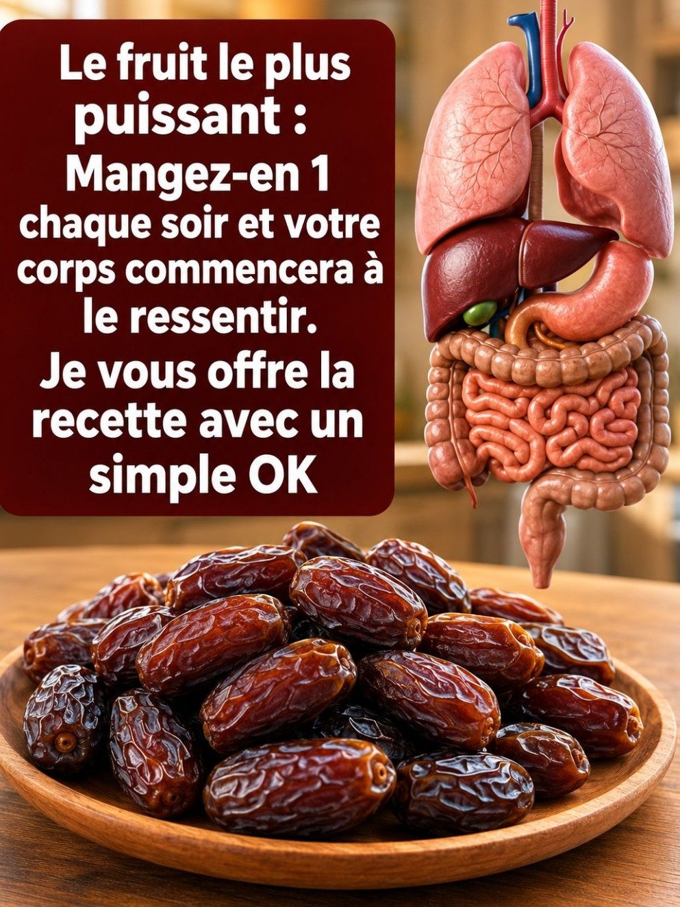 Le secret pour une santé de fer : Mangez 3 dattes par jour et découvrez ce qui arrive à votre corps (vous serez bluffé !)